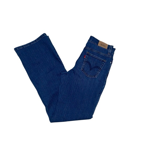 Levi’s 512 Perfectly Slimming Boot Cut Denim Jeans Blue - Picture 10 of 13